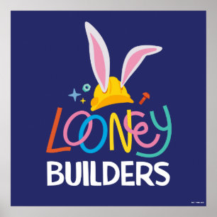 Poster BUGS BUNNY BUILDERS™  Logo Casque Empilé