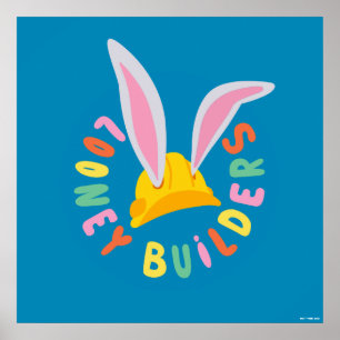 Poster BUGS BUNNY BUILDERS™  Logo du cercle du casque