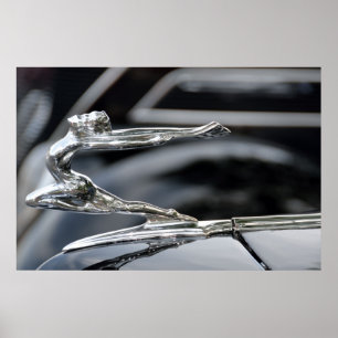 Poster Buick 1934 Goddess Hood Ornament