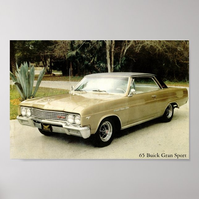 Poster Buick Skylark Gran Sport 1965 (Devant)
