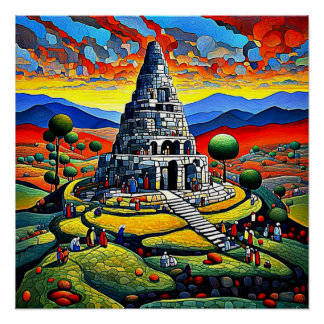 Poster Building the Temple