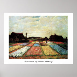 Poster Bulb Fields par Vincent van Gogh.