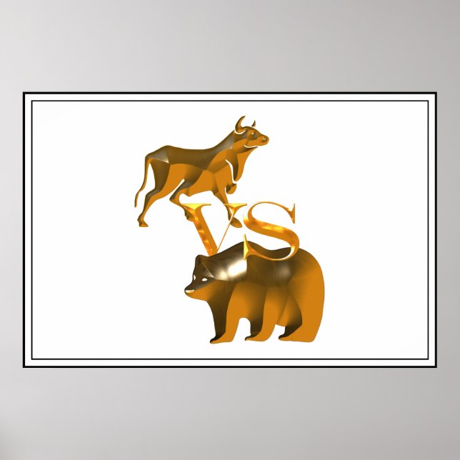 Poster Bull Market Vs Bear Market (Devant)
