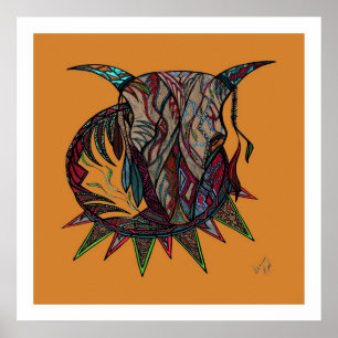 Poster Bull Spirit Reproduction