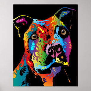 Poster Bull-terrier du Staffordshire