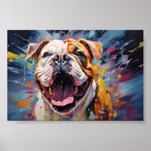 Poster Bulldog anglais