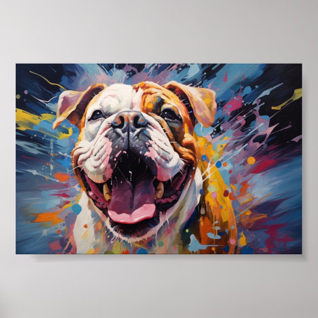 Poster Bulldog anglais (Devant)