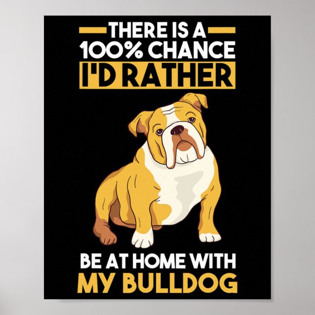 Poster Bulldog anglais (Devant)