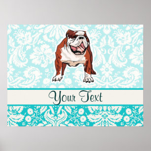 Poster Bulldog ; mignon