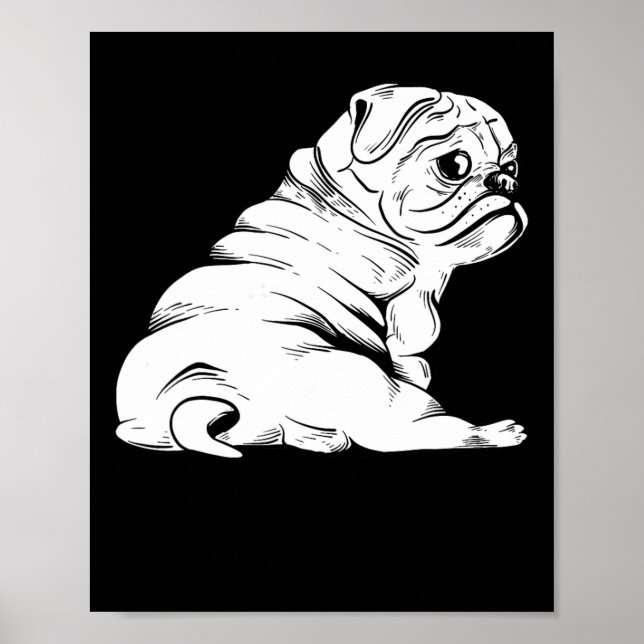 Poster Bulldog - Propriétaire de chiot Animal Amoureux de (Devant)