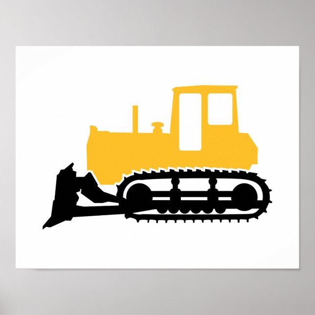 Poster Bulldozer (Devant)