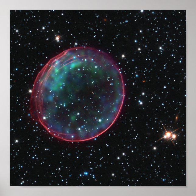 Poster Bulle spatiale (Devant)