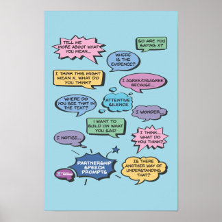 Poster Bulle vocale 12 x 18