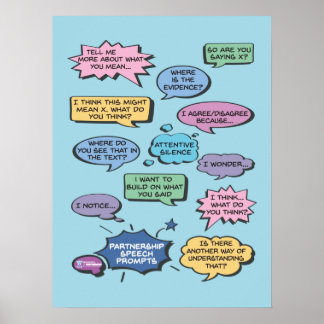 Poster Bulle vocale 18x24