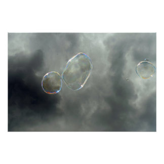 Poster Bulles Abstraites