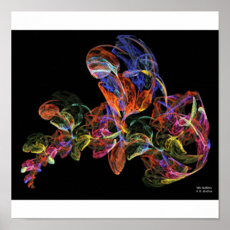 Poster Bulles de soie