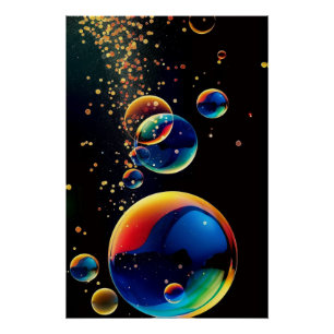Poster Bulles éclatantes