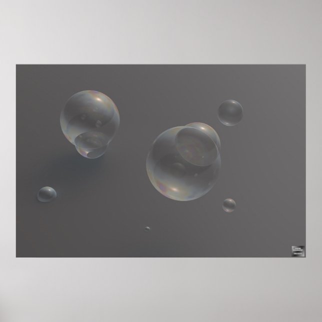 Poster Bulles I (Devant)
