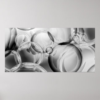 Poster Bulles noires