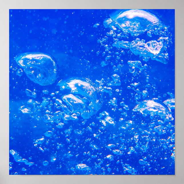Poster Bulles sous-marines (Devant)