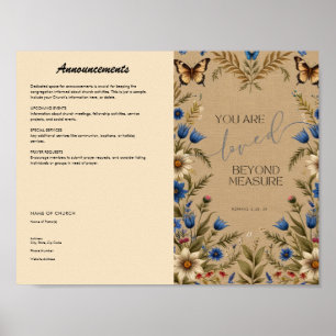 Poster Bulletin Eglise