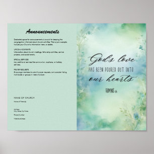 Poster Bulletin Eglise