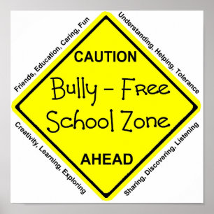 Poster Bully - Zone école libre
