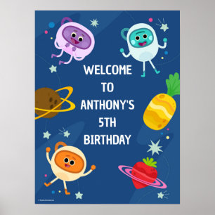 Poster Bumble Nums Espace Anniversaire Bienvenue