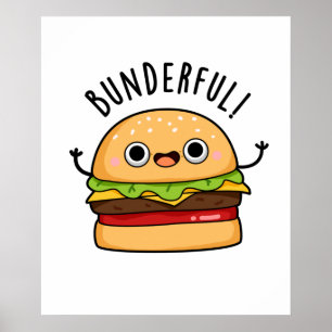 Poster Bunderny Burger Bun Pun