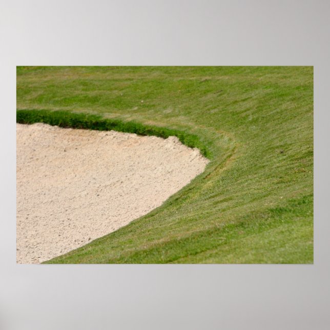 Poster Bunker de golf (Devant)
