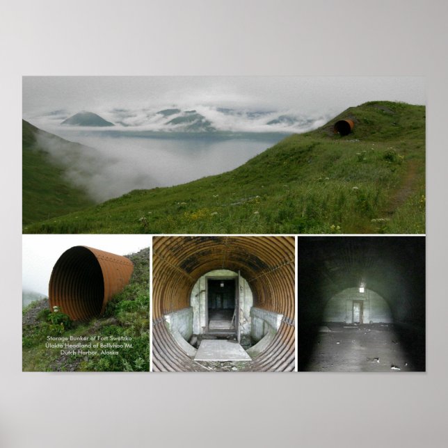 Poster Bunker de stockage souterrain Fort Swatzka (Devant)