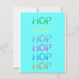 Poster Bunnies Carte de voeux Pâques Hop