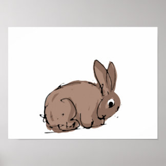 Poster Bunny Card