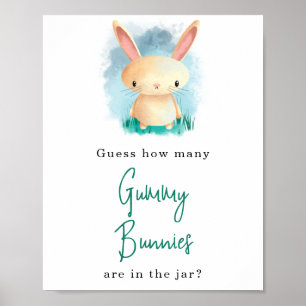Poster Bunny - Combien de lapins gélifiés