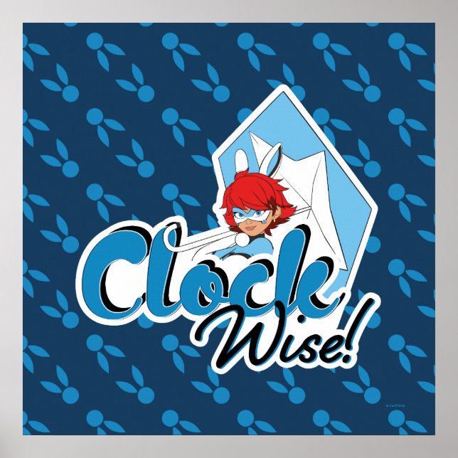 Poster Bunnyx | Clock Wise ! (Devant)