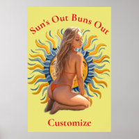 Buns Out Bikini Beach Girl Thunder_Cove