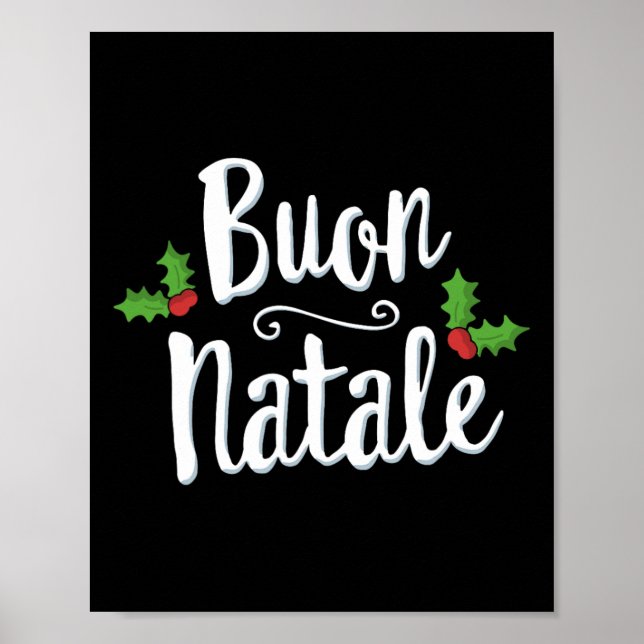 Poster Buon Natale Italie Pride Noël (Devant)