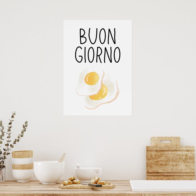 Poster Buongiorno (Cuisine)