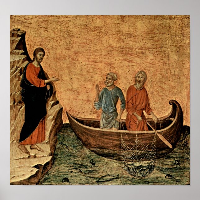 Poster Buoninsegna - Appel des apôtres Pierre et Andrew (Devant)