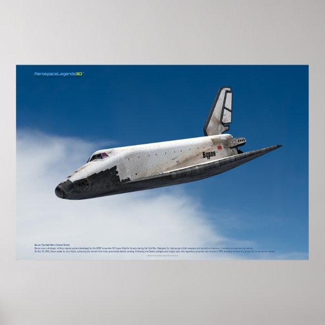 Poster Buran: Returning Through the Clouds (Devant)