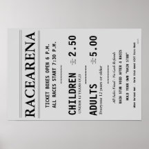 BUREAU DE BILLETS RACEARENA BILL DANBURY FAIR POST