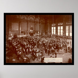 Poster Bureau de commerce de Chicago la photo 1900