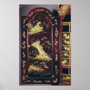 Poster Bureau décoré de laque chinoise