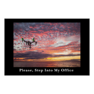 Poster Bureau du pilote de drone