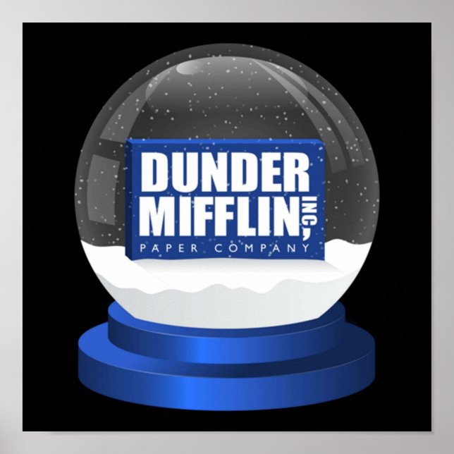 Poster Bureau DunderMifflinzz Snow Globe (Devant)