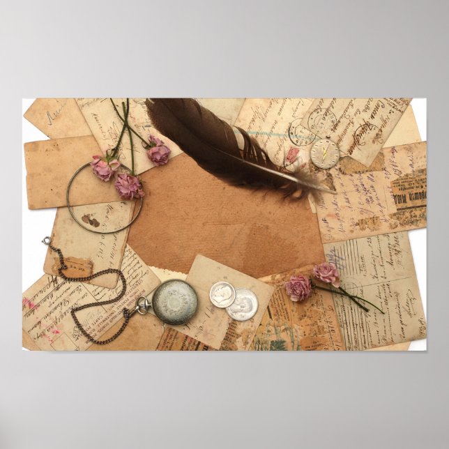 Poster Bureau vintage (Devant)