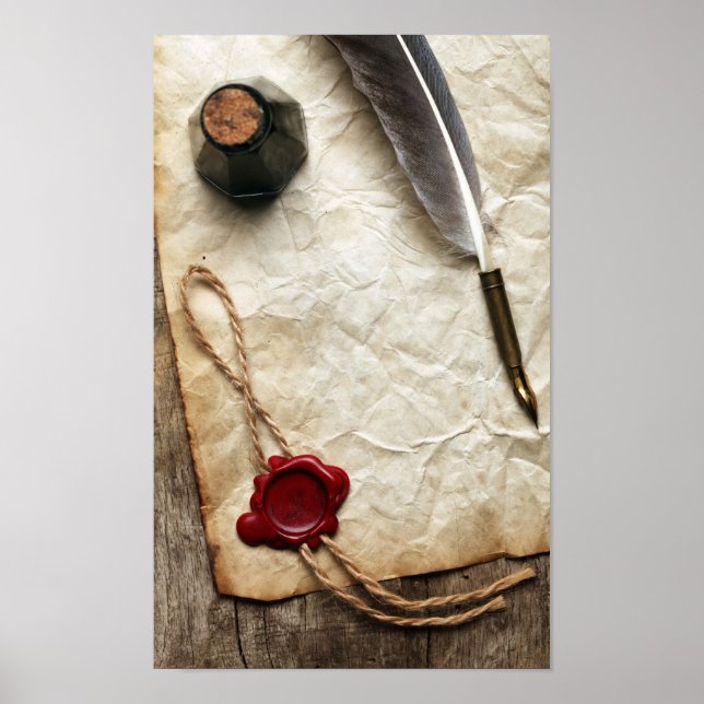 Poster Bureau vintage (Devant)