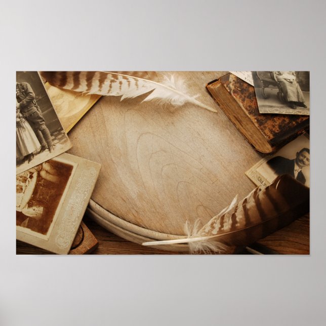 Poster Bureau vintage (Devant)