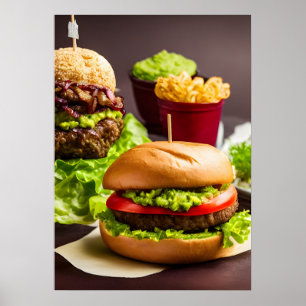 Poster Burger délicieux