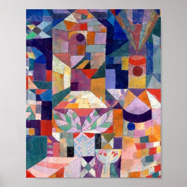 Poster Burggarten (Jardin du Château) - Paul Klee - 10 Po (Devant)